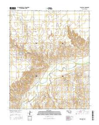 Turpin East Oklahoma Current topographic map, 1:24000 scale, 7.5 X 7.5 Minute, Year 2016