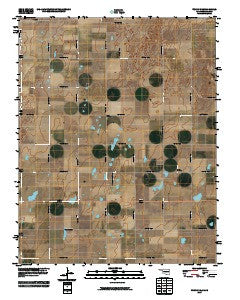 Turpin NE Oklahoma Historical topographic map, 1:24000 scale, 7.5 X 7.5 Minute, Year 2010