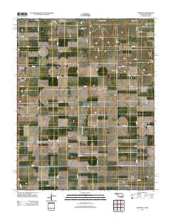 Turpin NE Oklahoma Historical topographic map, 1:24000 scale, 7.5 X 7.5 Minute, Year 2012