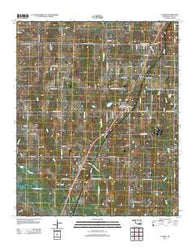 Tushka Oklahoma Historical topographic map, 1:24000 scale, 7.5 X 7.5 Minute, Year 2013