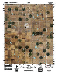 Tyrone Oklahoma Historical topographic map, 1:24000 scale, 7.5 X 7.5 Minute, Year 2010