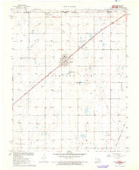 Tyrone Oklahoma Historical topographic map, 1:24000 scale, 7.5 X 7.5 Minute, Year 1967