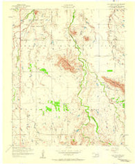 Unap Mountain Oklahoma Historical topographic map, 1:24000 scale, 7.5 X 7.5 Minute, Year 1956