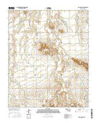 Unap Mountain Oklahoma Current topographic map, 1:24000 scale, 7.5 X 7.5 Minute, Year 2016