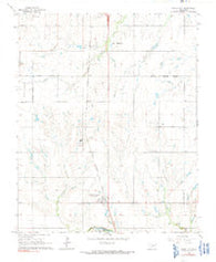 Union City Oklahoma Historical topographic map, 1:24000 scale, 7.5 X 7.5 Minute, Year 1966