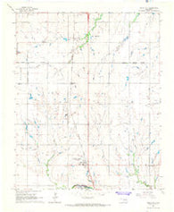 Union City Oklahoma Historical topographic map, 1:24000 scale, 7.5 X 7.5 Minute, Year 1966