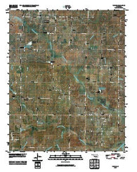 Vanoss Oklahoma Historical topographic map, 1:24000 scale, 7.5 X 7.5 Minute, Year 2010