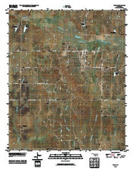 Velma Oklahoma Historical topographic map, 1:24000 scale, 7.5 X 7.5 Minute, Year 2010