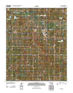 Velma Oklahoma Historical topographic map, 1:24000 scale, 7.5 X 7.5 Minute, Year 2012