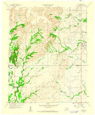 Vera Oklahoma Historical topographic map, 1:24000 scale, 7.5 X 7.5 Minute, Year 1959