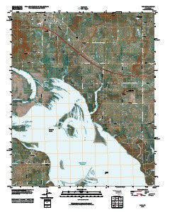 Vian Oklahoma Historical topographic map, 1:24000 scale, 7.5 X 7.5 Minute, Year 2010