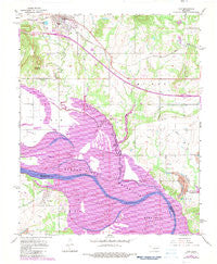 Vian Oklahoma Historical topographic map, 1:24000 scale, 7.5 X 7.5 Minute, Year 1967