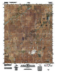 Vici Oklahoma Historical topographic map, 1:24000 scale, 7.5 X 7.5 Minute, Year 2010