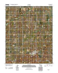 Vici Oklahoma Historical topographic map, 1:24000 scale, 7.5 X 7.5 Minute, Year 2012
