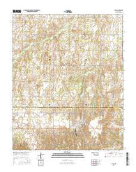 Vici Oklahoma Current topographic map, 1:24000 scale, 7.5 X 7.5 Minute, Year 2016