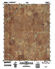Vici NW Oklahoma Historical topographic map, 1:24000 scale, 7.5 X 7.5 Minute, Year 2010