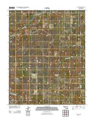 Vici NW Oklahoma Historical topographic map, 1:24000 scale, 7.5 X 7.5 Minute, Year 2012