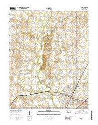 Vinita Oklahoma Current topographic map, 1:24000 scale, 7.5 X 7.5 Minute, Year 2016