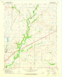 Vinita NE Oklahoma Historical topographic map, 1:24000 scale, 7.5 X 7.5 Minute, Year 1971