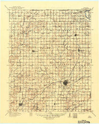 Vinita Oklahoma Historical topographic map, 1:125000 scale, 30 X 30 Minute, Year 1913