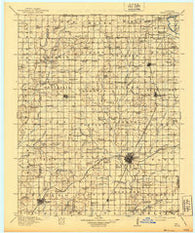 Vinita Oklahoma Historical topographic map, 1:125000 scale, 30 X 30 Minute, Year 1913