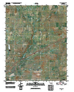 Vinita NE Oklahoma Historical topographic map, 1:24000 scale, 7.5 X 7.5 Minute, Year 2010