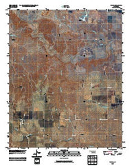 Vinson Oklahoma Historical topographic map, 1:24000 scale, 7.5 X 7.5 Minute, Year 2010
