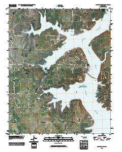 Wagoner East Oklahoma Historical topographic map, 1:24000 scale, 7.5 X 7.5 Minute, Year 2010