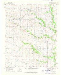 Wainwright Oklahoma Historical topographic map, 1:24000 scale, 7.5 X 7.5 Minute, Year 1970