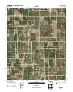 Wakita Oklahoma Historical topographic map, 1:24000 scale, 7.5 X 7.5 Minute, Year 2012