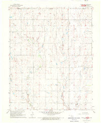 Wakita NE Oklahoma Historical topographic map, 1:24000 scale, 7.5 X 7.5 Minute, Year 1968