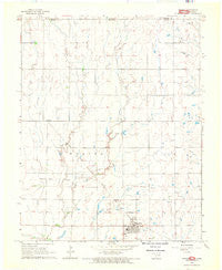 Wakita Oklahoma Historical topographic map, 1:24000 scale, 7.5 X 7.5 Minute, Year 1968