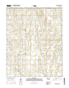 Wakita NE Oklahoma Current topographic map, 1:24000 scale, 7.5 X 7.5 Minute, Year 2016
