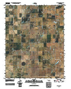 Wakita SW Oklahoma Historical topographic map, 1:24000 scale, 7.5 X 7.5 Minute, Year 2009