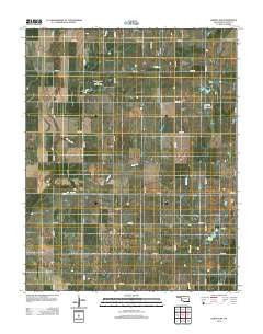 Wakita SW Oklahoma Historical topographic map, 1:24000 scale, 7.5 X 7.5 Minute, Year 2012