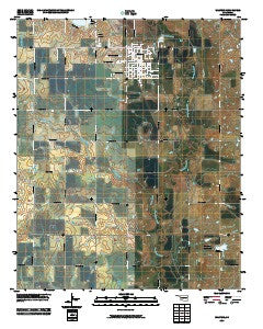 Walters Oklahoma Historical topographic map, 1:24000 scale, 7.5 X 7.5 Minute, Year 2010