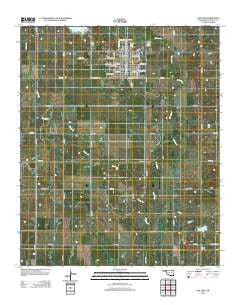 Walters Oklahoma Historical topographic map, 1:24000 scale, 7.5 X 7.5 Minute, Year 2012