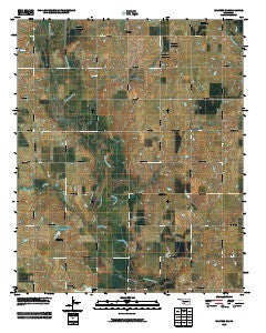 Walters NE Oklahoma Historical topographic map, 1:24000 scale, 7.5 X 7.5 Minute, Year 2009
