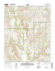 Walters NE Oklahoma Current topographic map, 1:24000 scale, 7.5 X 7.5 Minute, Year 2016