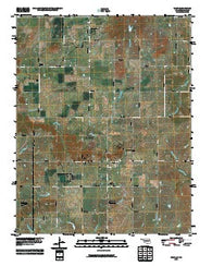 Wann Oklahoma Historical topographic map, 1:24000 scale, 7.5 X 7.5 Minute, Year 2010