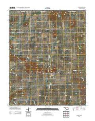 Wann Oklahoma Historical topographic map, 1:24000 scale, 7.5 X 7.5 Minute, Year 2012