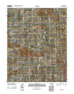 Wann Oklahoma Historical topographic map, 1:24000 scale, 7.5 X 7.5 Minute, Year 2012