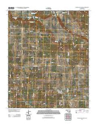 Wapanucka South Oklahoma Historical topographic map, 1:24000 scale, 7.5 X 7.5 Minute, Year 2012