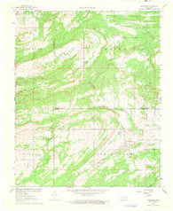 Wardville Oklahoma Historical topographic map, 1:24000 scale, 7.5 X 7.5 Minute, Year 1967