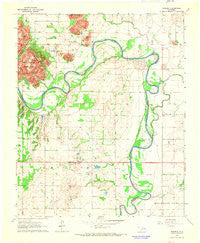 Warren Oklahoma Historical topographic map, 1:24000 scale, 7.5 X 7.5 Minute, Year 1964