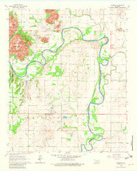 Warren Oklahoma Historical topographic map, 1:24000 scale, 7.5 X 7.5 Minute, Year 1964