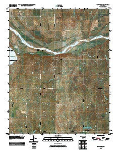 Watchorn Oklahoma Historical topographic map, 1:24000 scale, 7.5 X 7.5 Minute, Year 2009