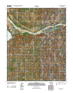 Watchorn Oklahoma Historical topographic map, 1:24000 scale, 7.5 X 7.5 Minute, Year 2012