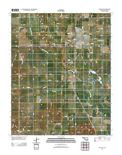Watonga Oklahoma Historical topographic map, 1:24000 scale, 7.5 X 7.5 Minute, Year 2012
