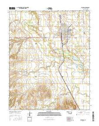 Watonga Oklahoma Current topographic map, 1:24000 scale, 7.5 X 7.5 Minute, Year 2016